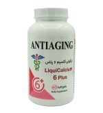 سافت ژل لیکوئی کلسیم 6 پلاس آنتی ایجینگ 60 عدد