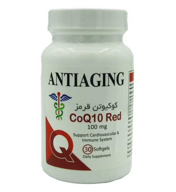 سافت ژل کوکیوتن قرمز ۱۰۰ میلی گرم آنتی ایجینگ 30 عدد - Image 1