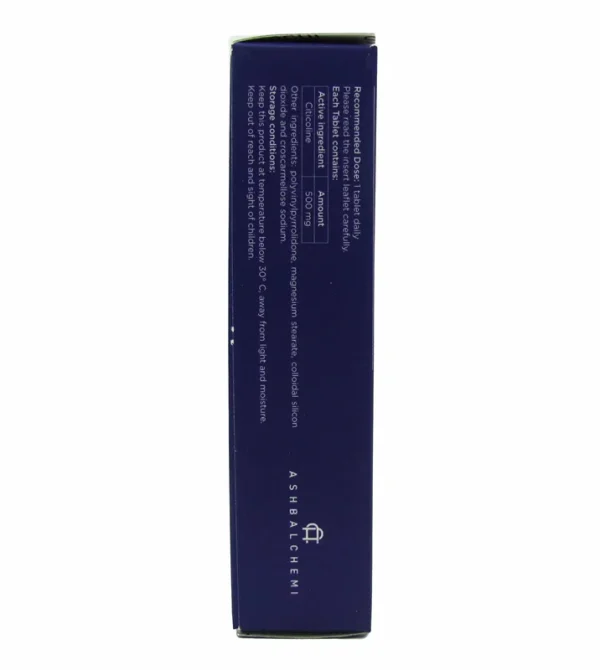 قرص استروکل سیتی کولین 500 میلی گرم اشبال شیمی 30 عدد - Image 2