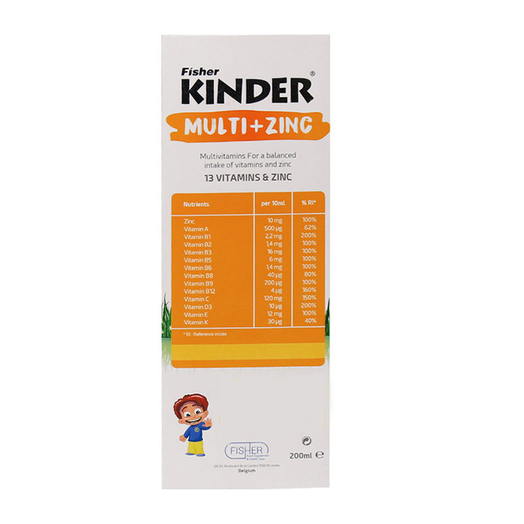 Fisher Kinder Multi Zinc Syrup