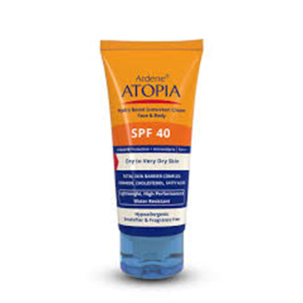 کرم ضد آفتاب SPF40 آتوپیا آردن مناسب پوست خشک 50 گرم