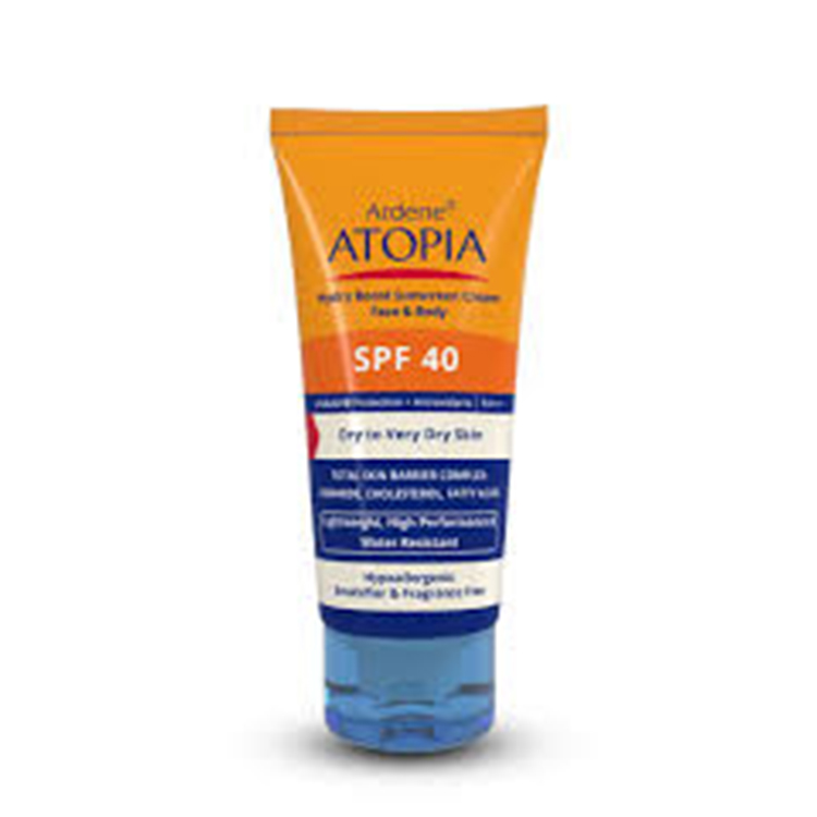 کرم ضد آفتاب SPF40 آتوپیا آردن مناسب پوست خشک 50 گرم